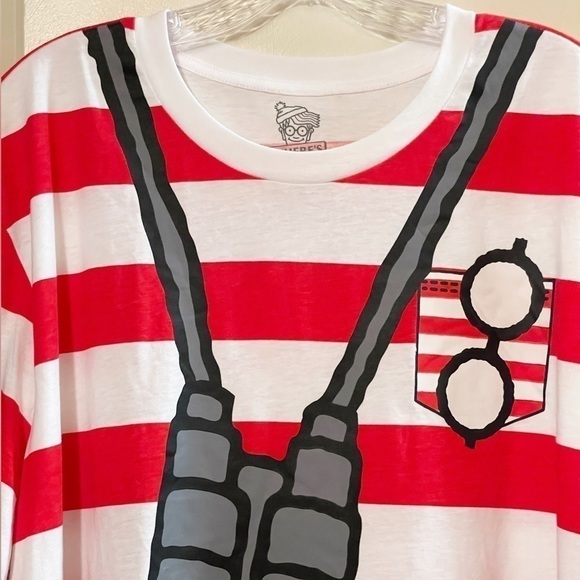 Where’s Waldo Tee Crew Neck T-shirt 2X - Picture 3 of 9